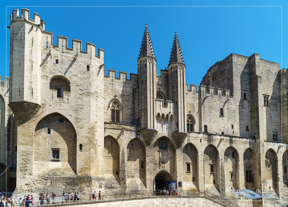 Palais gothique du Palais des Papes à Avignon